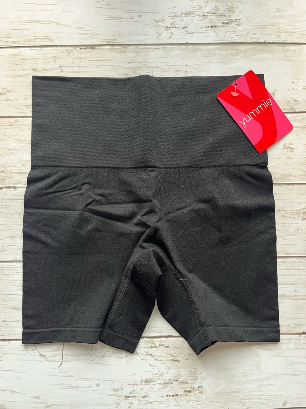 Yummie High-Waist Black Women’s Shaping Shorts Size S/M